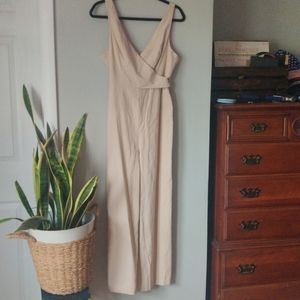 Lulu's Linen Cropped Jumpsuit
